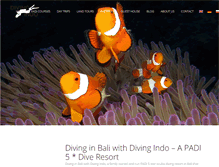 Tablet Screenshot of diving-indo.com